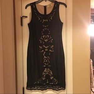 Black lace dress